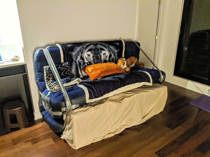 We Built a Sofa from Inflatable Mattresses and Duct Tape. Nailed It!