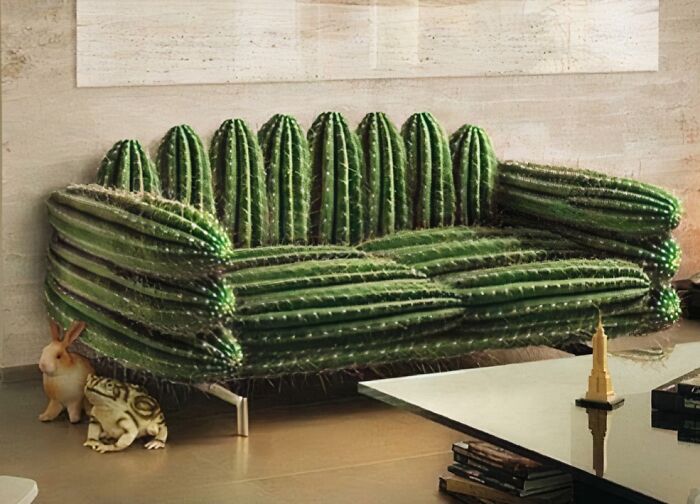 Prickly Cactus Couch – Sitting Has Never Been So Hazardous