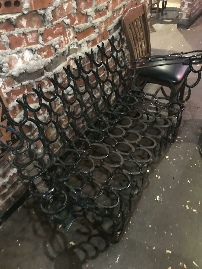 Horseshoe Couch—Hold On, Did You Sit on a Lucky Charm?
