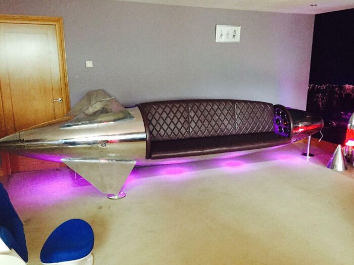 A Sofa Made from an RAF Tornado Drop Tank? Jet-Set Sitting!
