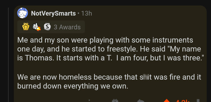 Mad 4-Year-Old Spitting Literal Fire