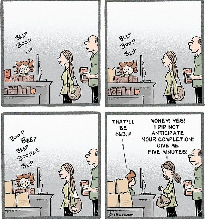 Wait, They Actually Drew These?! 100 Comics About Retail Life That Are Hilariously Relatable (Part 1)