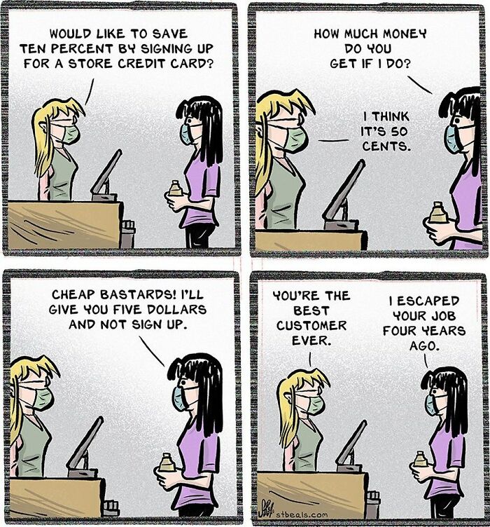 Wait, They Actually Drew These?! 100 Comics About Retail Life That Are Hilariously Relatable (Part 1)