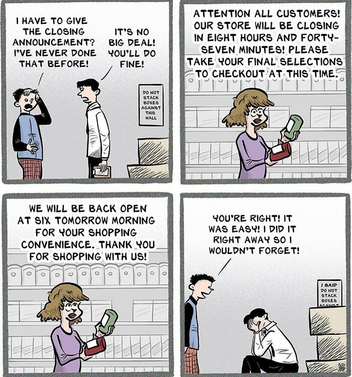 Wait, They Actually Drew These?! 100 Comics About Retail Life That Are Hilariously Relatable (Part 1)