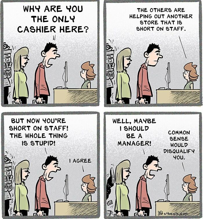 Wait, They Actually Drew These?! 100 Comics About Retail Life That Are Hilariously Relatable (Part 1)