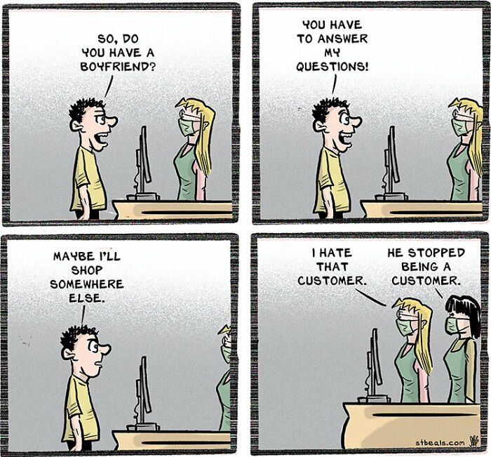 Wait, They Actually Drew These?! 100 Comics About Retail Life That Are Hilariously Relatable (Part 1)