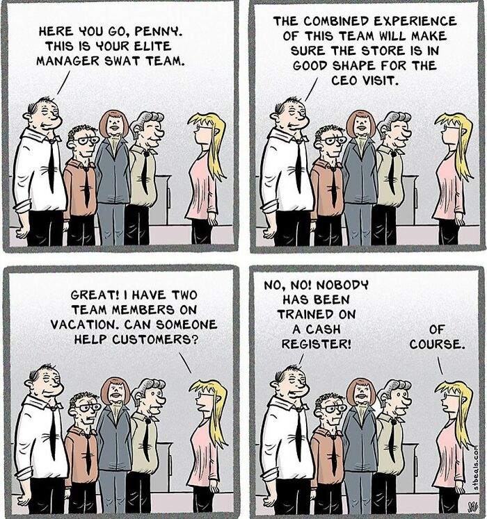 Wait, They Actually Drew These?! 100 Comics About Retail Life That Are Hilariously Relatable (Part 1)