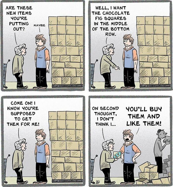 Wait, They Actually Drew These?! 100 Comics About Retail Life That Are Hilariously Relatable (Part 1)