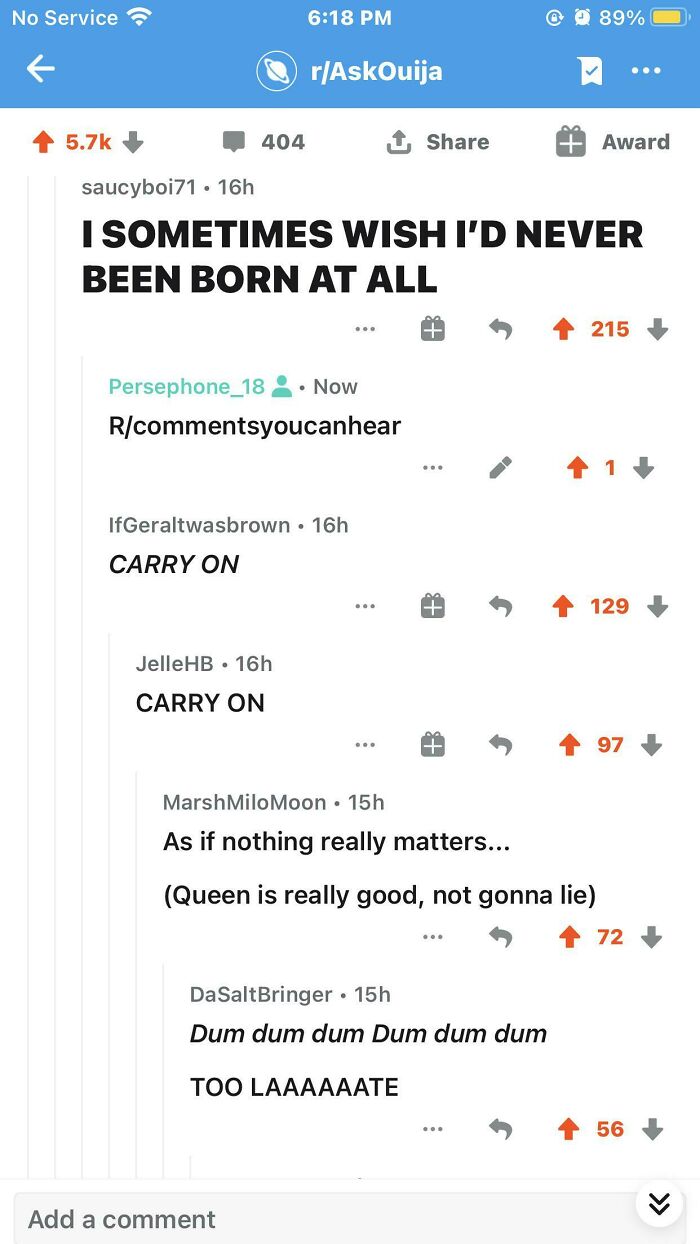 Mama Ooooooooh- (I Can Hear This Dramatic Sing-Along!)