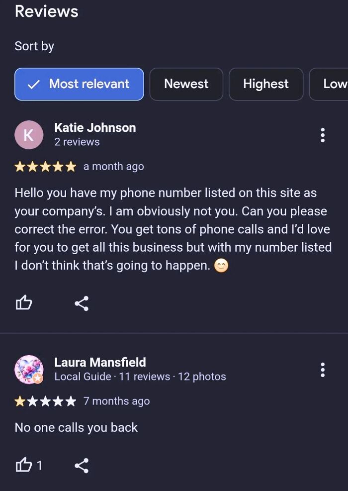 Top Review Explains Bottom Review: Mystery Solved