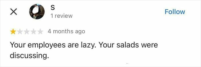 What Were The Salads Talking About??