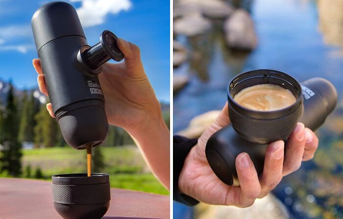 Portable Espresso Machine That Lets Dad Brew Perfect Coffee Anywhere—No Outlet, No Barista Needed