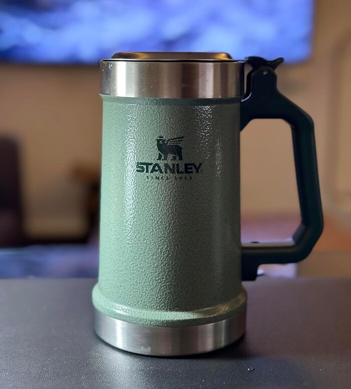 Stanley Mugs Are Cool, But This Classic Stanley Beer Stein With Built-In Bottle Opener Takes The Crown