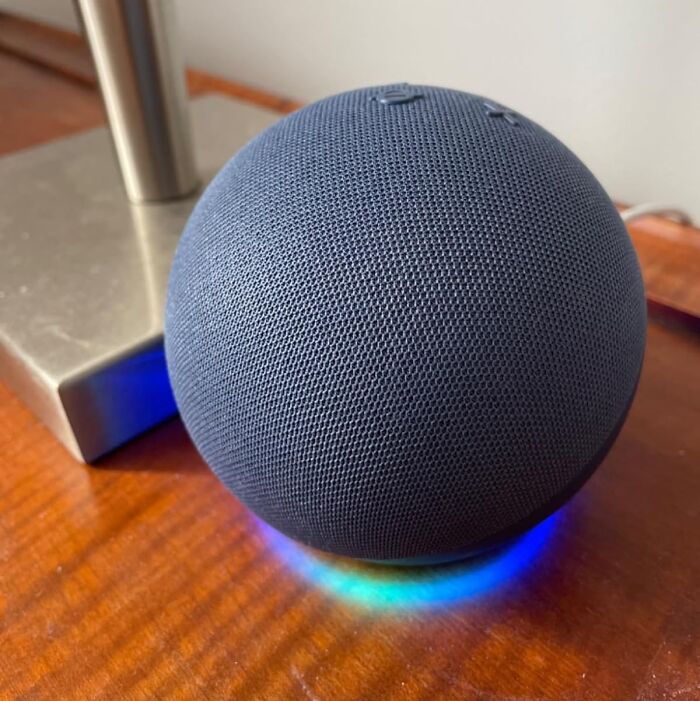 Echo Dot Means Dad Can Command The Tunes Without Ever Leaving His Throne (AKA The Couch)