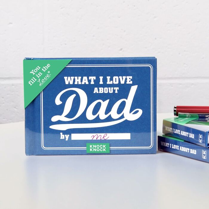 Say What You Really Mean To Dad With This Fill-In-The-Blank Gift Journal—Words You Didn’t Know You Had