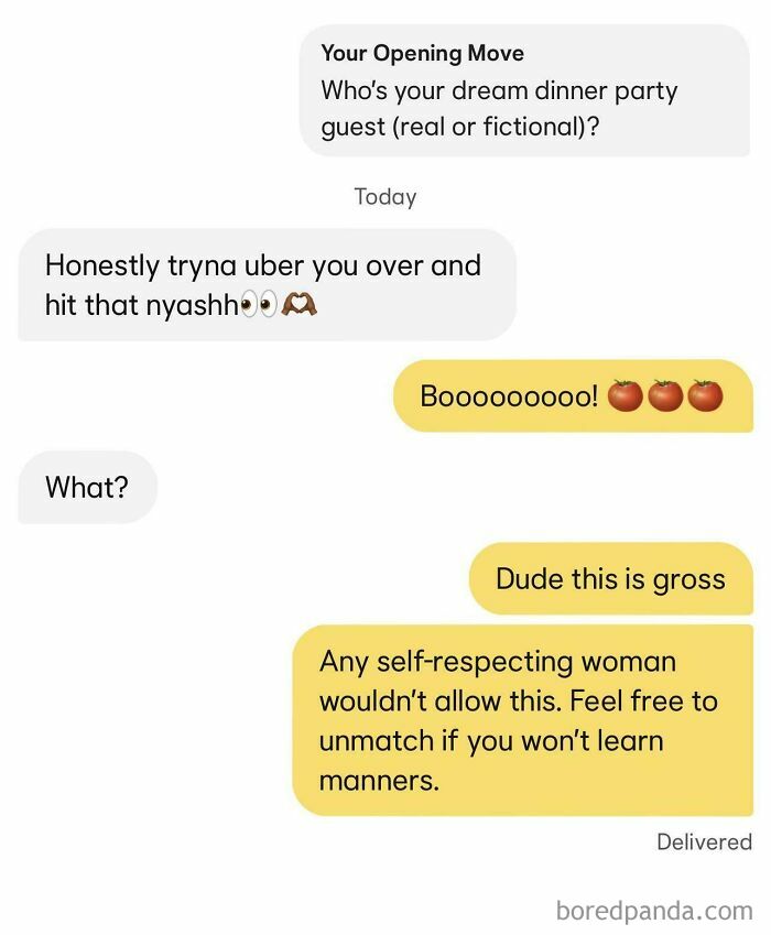 Nope. Just Nope. I Unmatched.