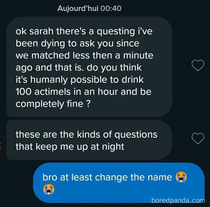 Actually, My Name Isn’t Sarah