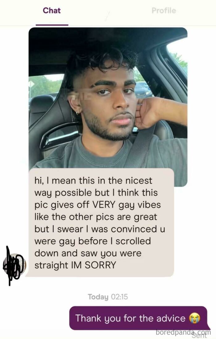 Is It The Eyebrow Slit? Asking For A Friend