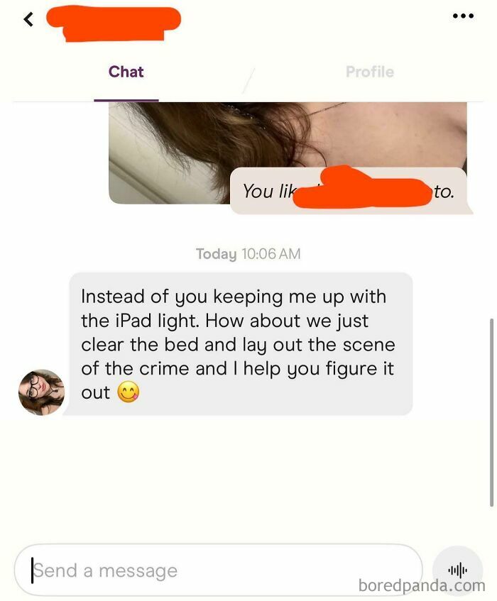 True Crime Lover Turns Tinder Confusing
