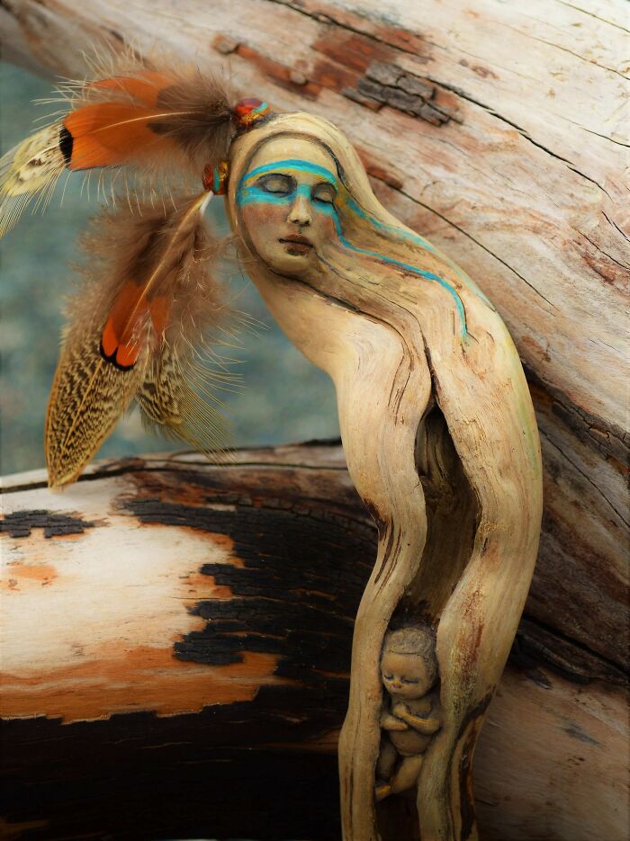 Wait, This Driftwood Art Literally Looks Like Nature Came to Life!