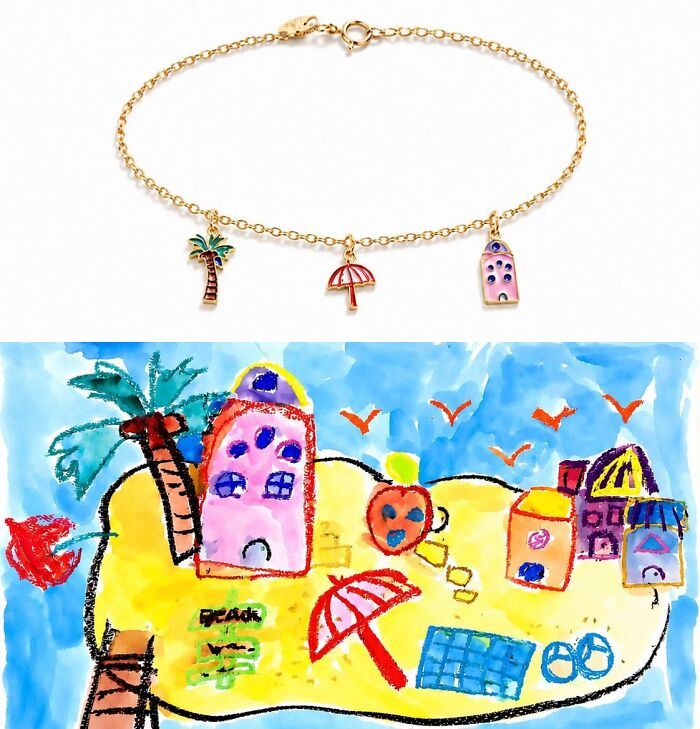 Wait, They Actually Turn Kids' Scribbles Into Jewelry? Yup!