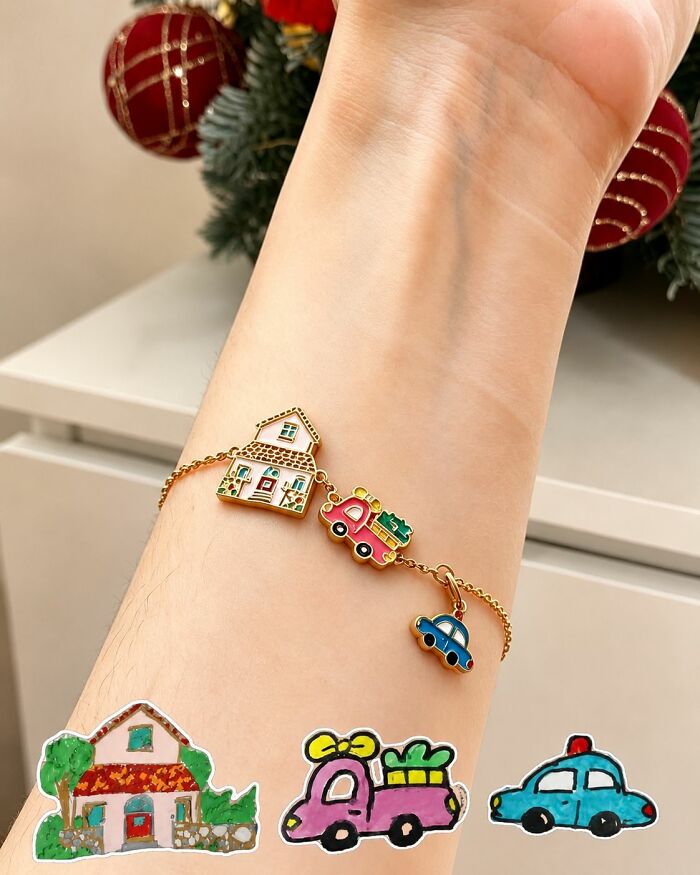 Wait, They Actually Turn Kids' Scribbles Into Jewelry? Yup!