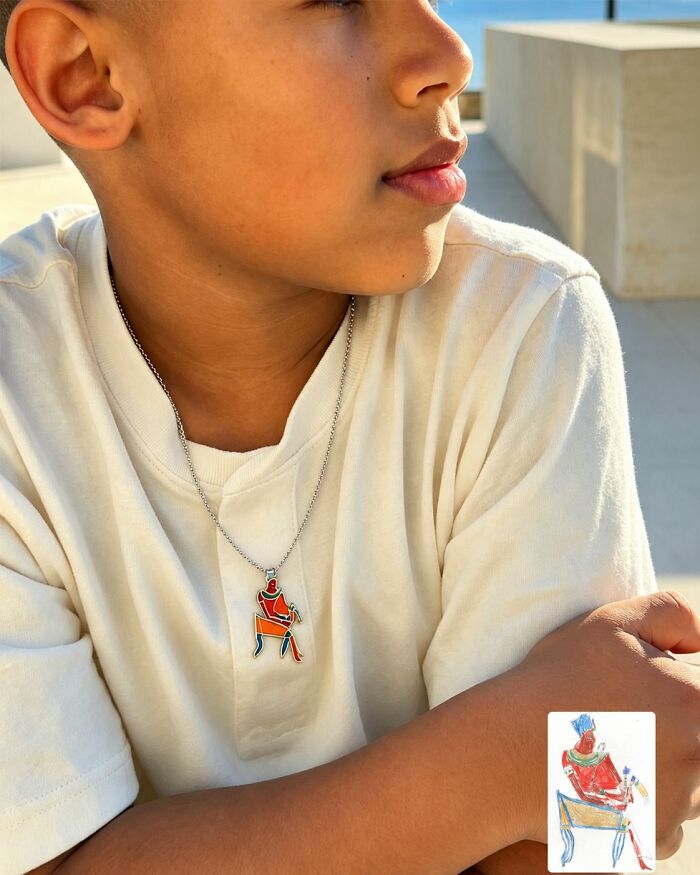 Wait, They Actually Turn Kids' Scribbles Into Jewelry? Yup!