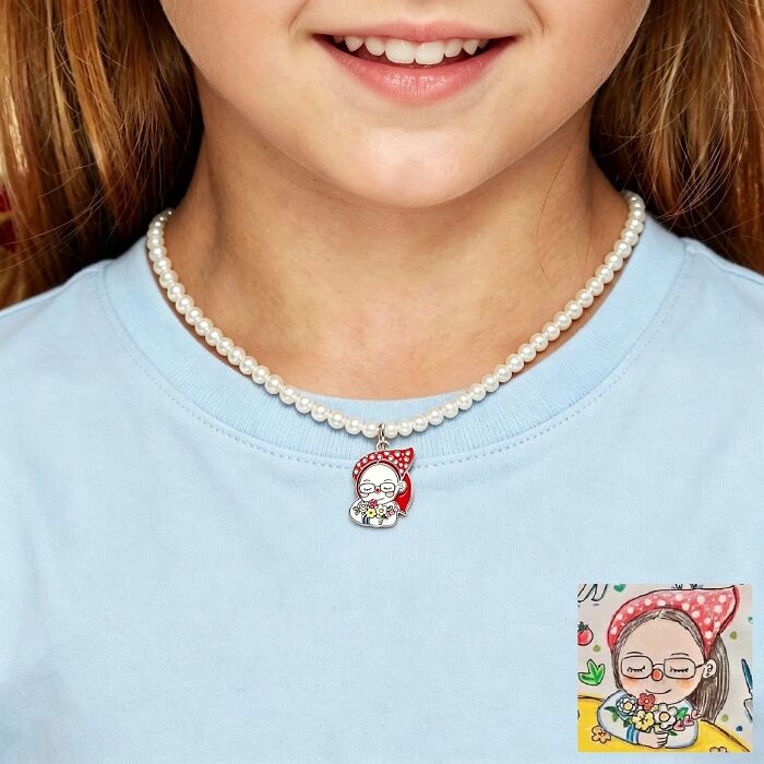 Wait, They Actually Turn Kids' Scribbles Into Jewelry? Yup!