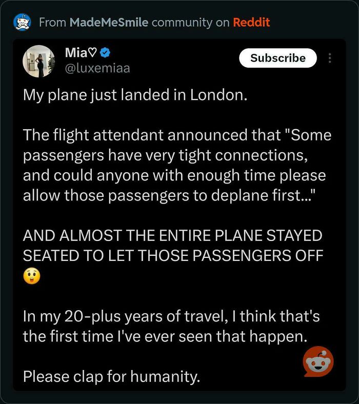 Way to Go, Humanity!