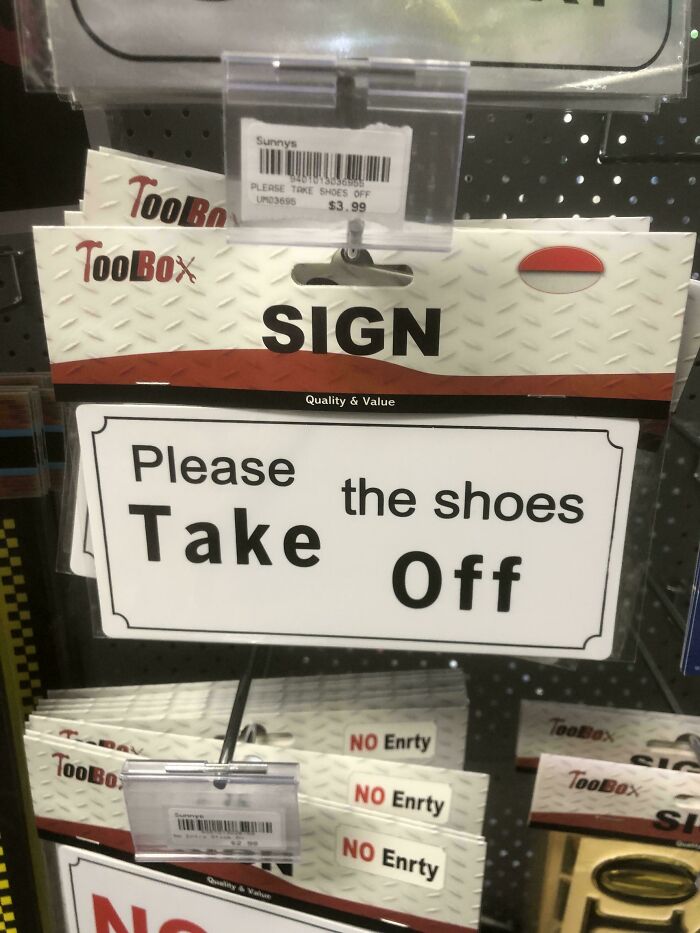 Please The Shoes Take Off… Seriously?
