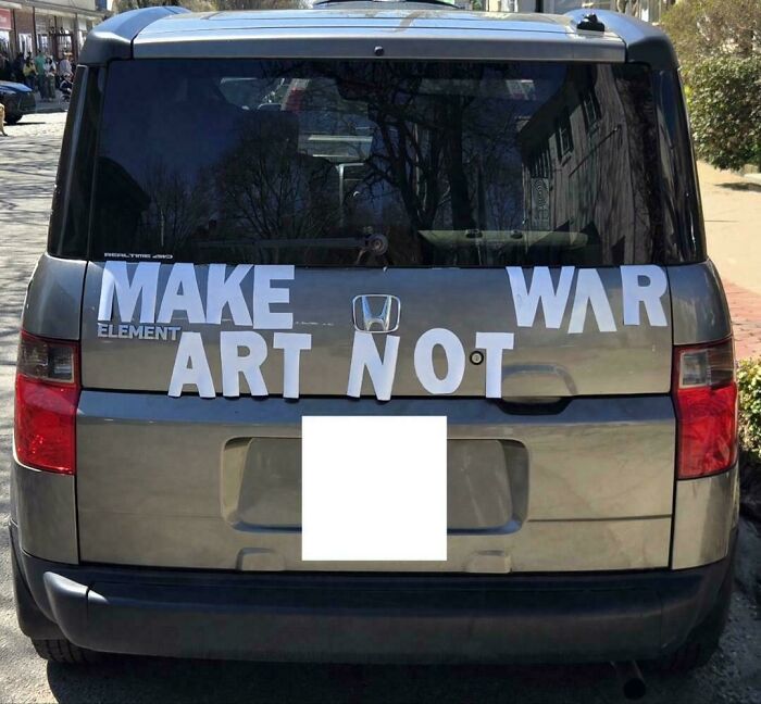 Make War, Art Not (Wait, Which Way?)