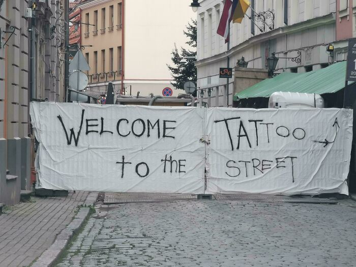 Welcome Tattoo To The Street (Say What?)