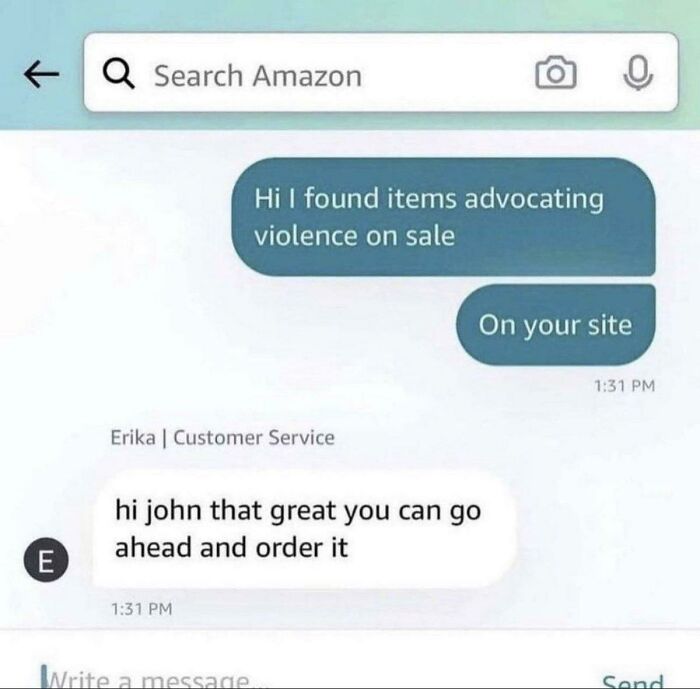 One Violence, Please! (What?)