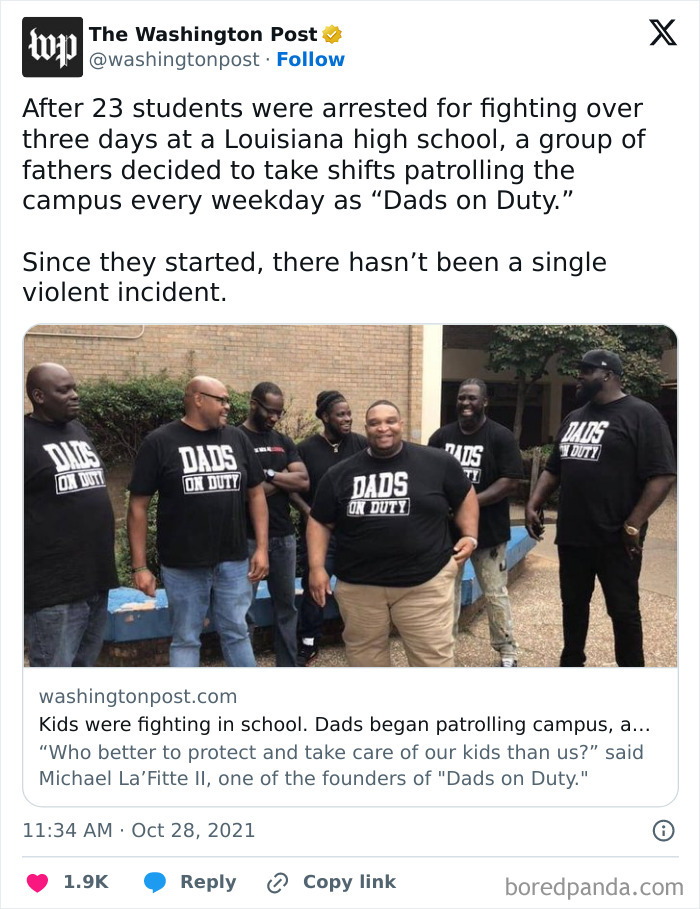 Standing Ovation For These Dads