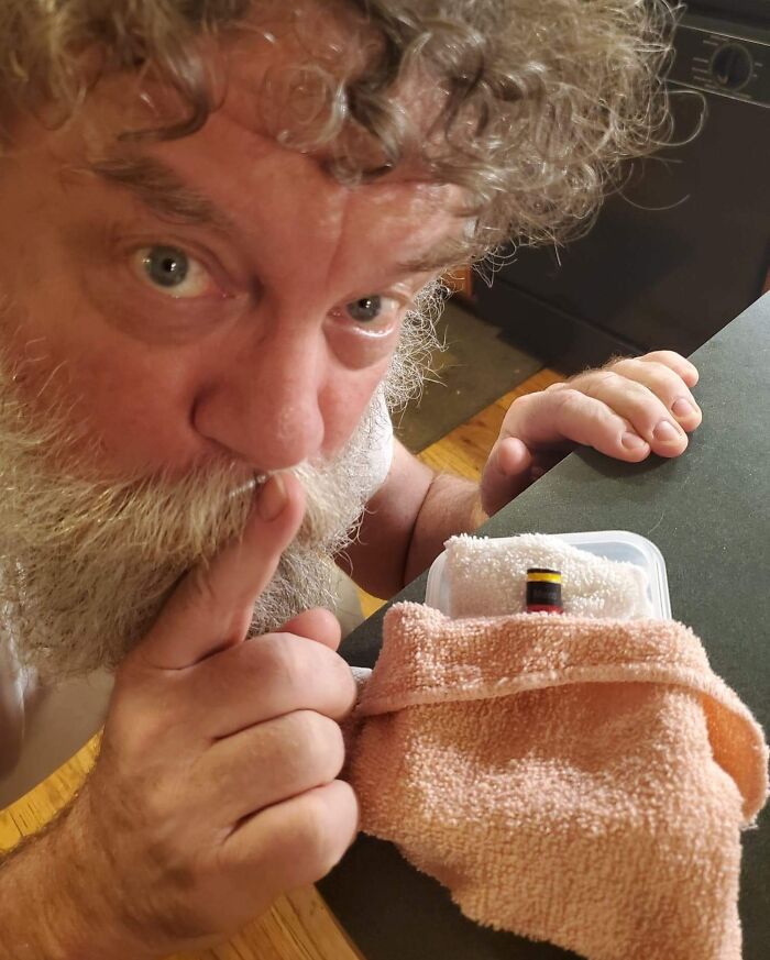 Dad ‘Borrowed’ Husband’s Drill Bit And Hid It Like A Pro