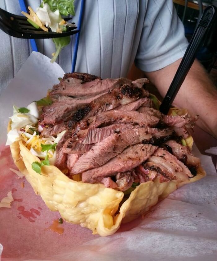 Dad’s Salad Order In Arizona: Tri-Tip Style