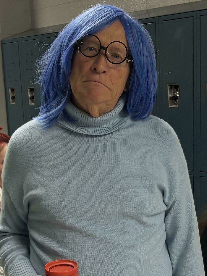 Dad’s Halloween Costume? Sadness From Inside Out!