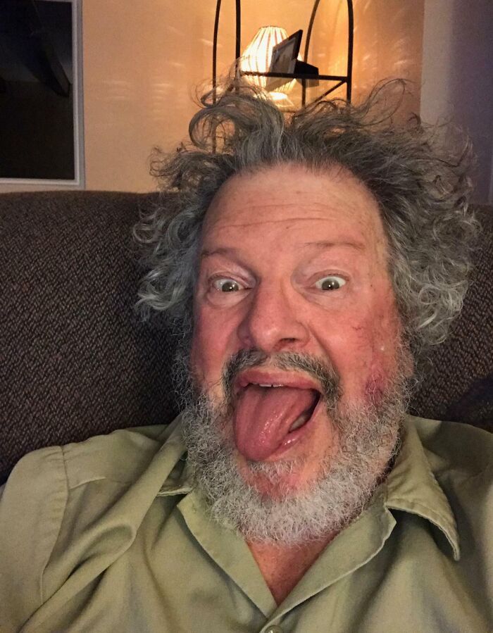 Told Dad His Hair Looked Like Einstein’s, And He Owned It