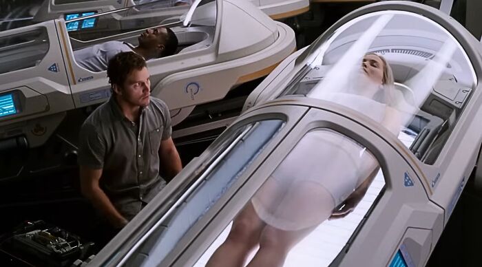 On the spaceship from Passengers, would you rather chill solo forever or wake someone up and share the lonely ride?
