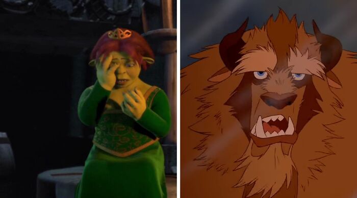 Would you rather have Princess Fiona’s curse from Shrek (human by day, ogre by night) or The Beast’s curse from Beauty and the Beast (forever beast until love saves the day)?