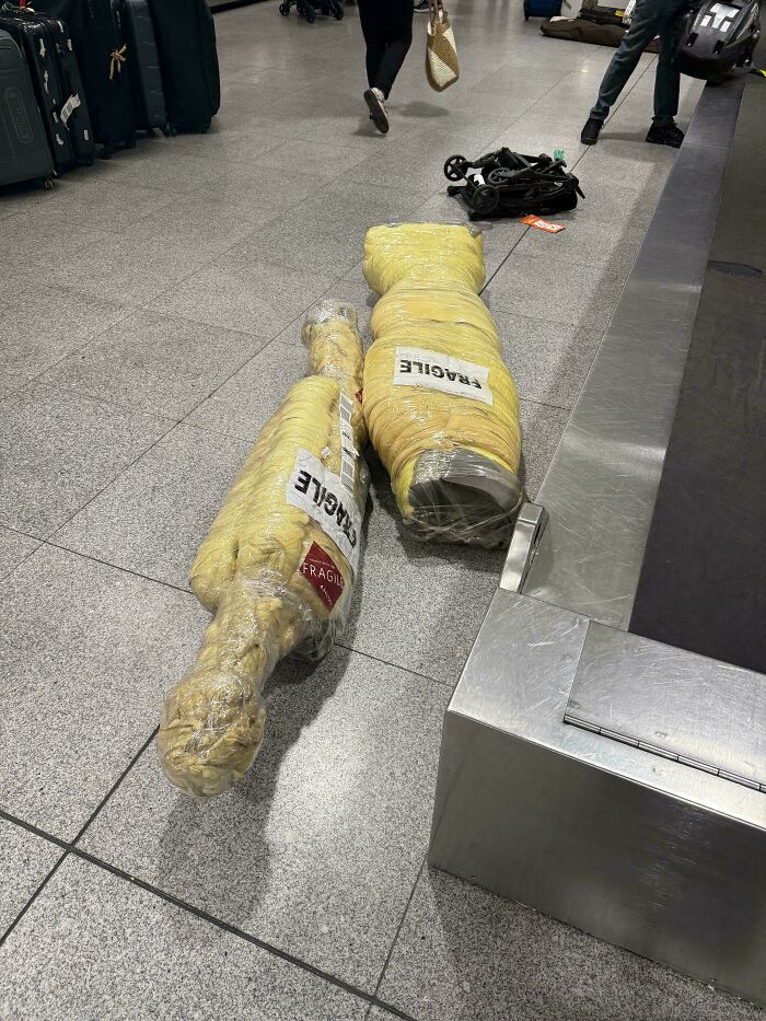 Massive Mysterious Packages at Baggage Claim