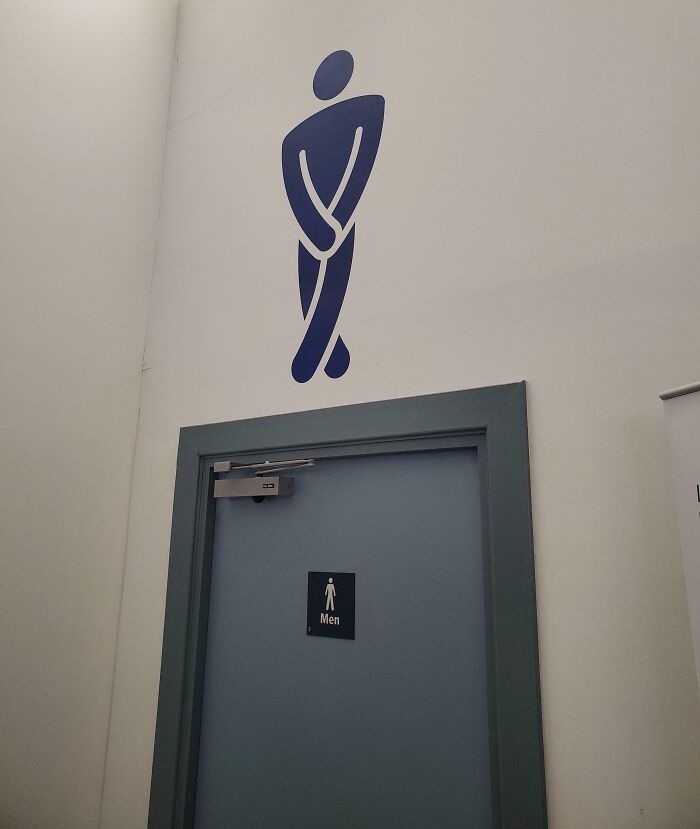 Sign Above Men's Bathroom, Inverness Airport