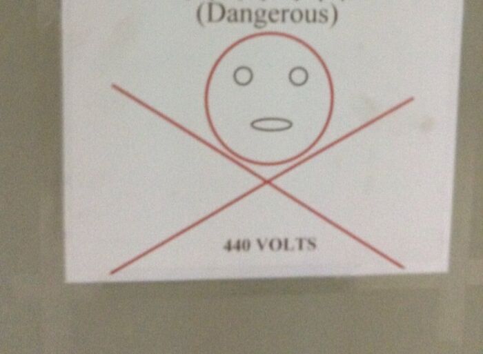 Danger Sign That Gets You Pondering
