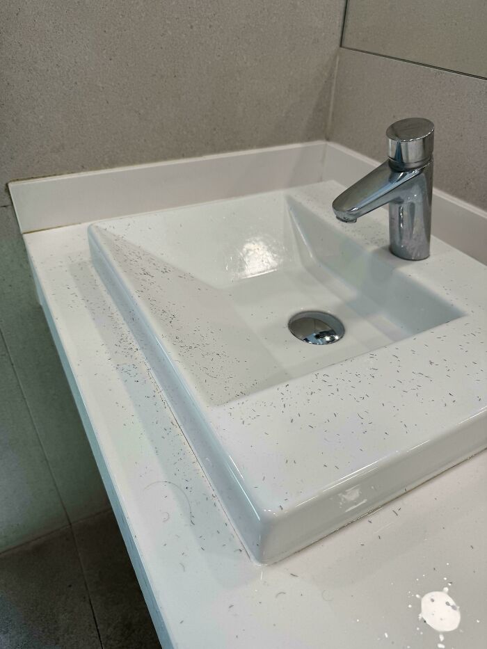 Who Shaved in the Airport Restroom?