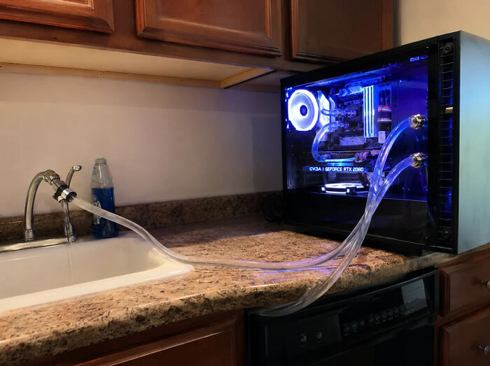 They Said Watercooling, I Guess This Counts?