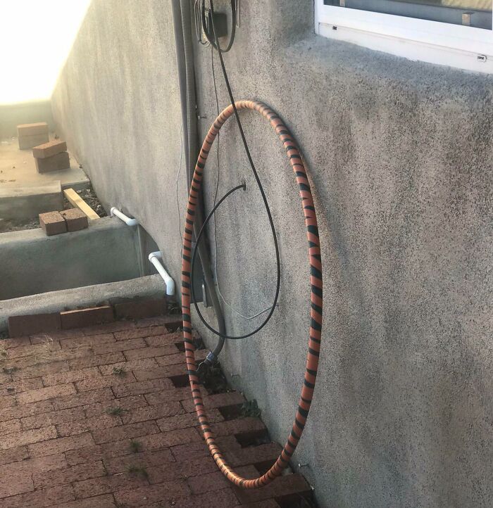 Cable Guy Used Our Hula Hoop to Install Cable