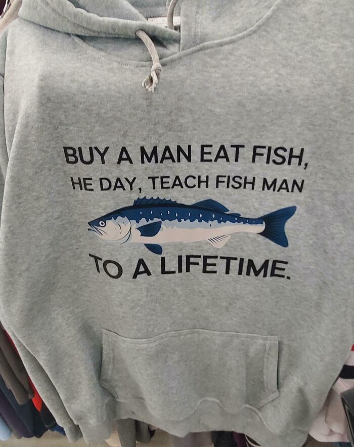 Buy A Man Eat Fish? Wait, What Does That Mean?