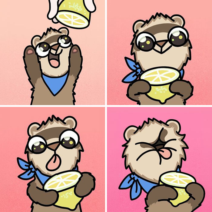 Let’s Dive Into 63 Hilarious Comics That Totally Nail The Ferret Life
