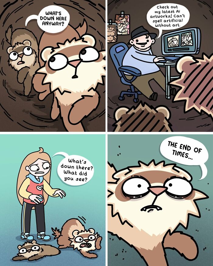 Let's Dive Into 63 Hilarious Comics That Totally Nail The Ferret Life