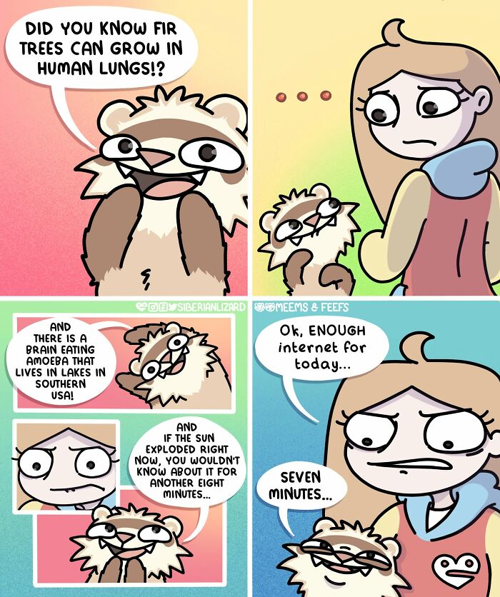 Let's Dive Into 63 Hilarious Comics That Totally Nail The Ferret Life